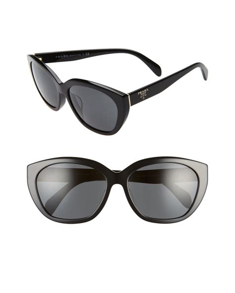 prada cat eye sonnenbrille|Prada Symbole 59mm Cat Eye Sunglasses .